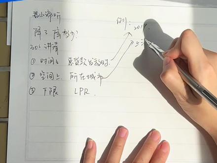 存量房贷利率调整后如何计算,一条视频给你讲清楚#干货分享 #存量房贷利率下调呼声 #金融常识 #实用小技巧 #一分钟干货教学