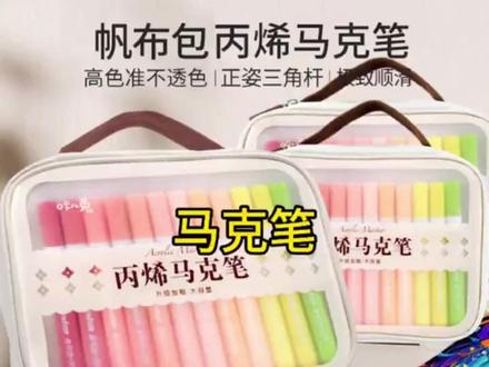 丙烯马克笔 画手抄报再也不怕透纸啦! #手抄报 #不晕染马克笔 #学生党必备 #DIY手工笔 #画画工具