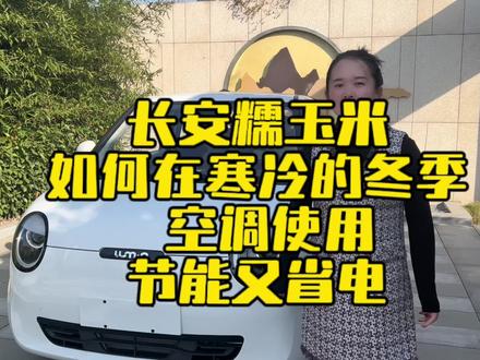长安糯玉米冬季空调正确使用方法#长安糯玉米 #带你懂车 #女生的车 #新能源汽车 #长安lumin