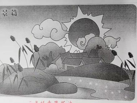 二上看图写话(描景篇):总-分-总,趣写《我的家乡》#看图写话