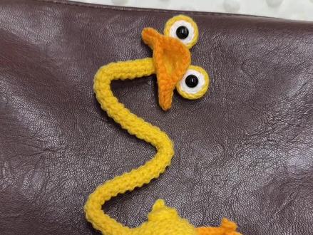 #长脖鸭 #钩织教程 丑萌丑萌的长脖子小黄鸭教学来咯