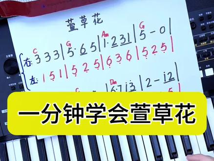 从零开始快速学会弹琴 #零基础教学#电子琴教学#钢琴教学#简谱#钢琴