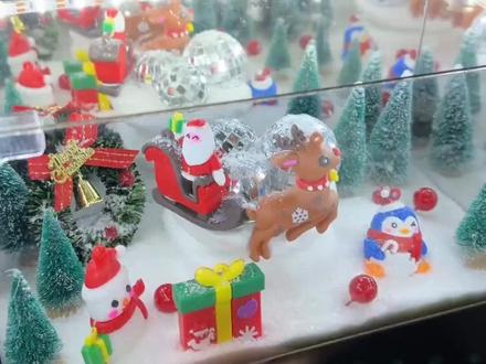 (利灵)圣诞老人旋转魔方夜灯手工DIY材料包圣诞微场景送情侣礼物 #手工diy #小夜灯 #圣诞礼物