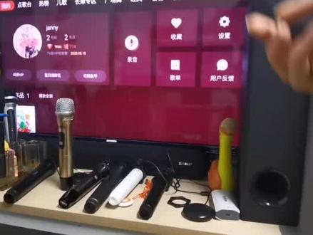 电视全民k歌使用教程康佳,海信,创维,长虹电视全民k歌麦克风使用方法#全民k歌 #家庭ktv #k歌k起来