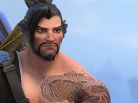 #守望先锋 CG短片「双龙会」 半藏大战红龙女王 #游戏