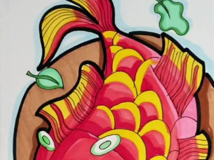 美味的红烧鱼#画画 #一起学画画 #零基础学画画