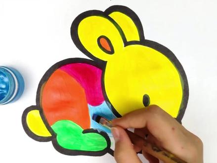 幼儿早教绘画教学之小兔子#儿童简笔画 #一起学画画 #早教玩具 #儿童玩具 #启蒙早教 #幼儿教育 #益智早教