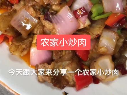 农家小炒肉,湖北家常美食做法,非常经典的下饭菜。#湖北创作者计划