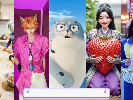 盘点各种风格的舞蹈和歌曲#刀马刀马 #奥特曼#离别开出花 #哪吒 #狐尼克