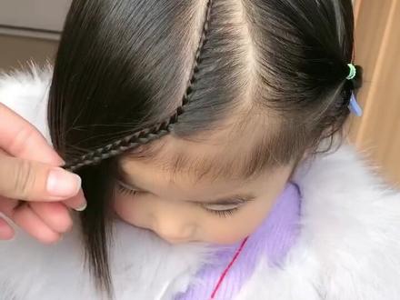 #儿童真人编发教程 全网最火短发教程……这样出门被围观了
