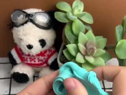 青团捏捏太有意思了#青团捏捏 #手工 #diy #儿童 #亲子互动