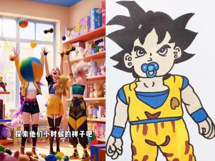 恶魔男团变成小时候的样子#简笔画#画画#动漫#二次元@抖音创作者中心 @抖音小助手 @抖音青少年