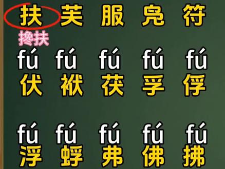 学习同音字“fú”“幅、福、怫......”#字音专项 #易错字音 #小学必备知识点 #激发学生学习兴趣 #每天涨知识如何快速学会拼音