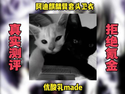 今日聊聊优酸乳made家的阿迪麒麟臂卫衣 抵制假货从我做起#穿搭 #测评 #笨鸟Made