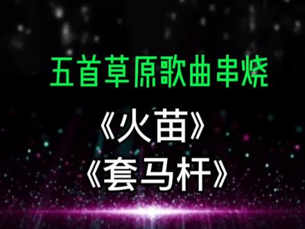 五首草原歌曲串烧《火苗》《套马杆》《卓玛》《姑娘我爱你》《草原情哥哥》分享给大家#经典民歌#流行歌曲#音乐分享