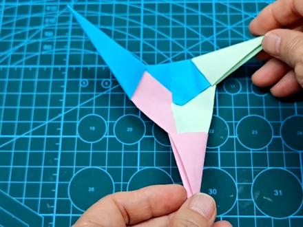 既是飞镖又是陀螺 #折纸教程