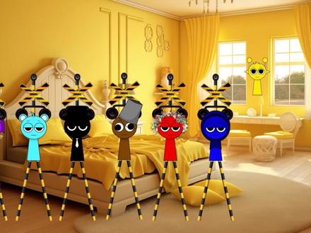 多种颜色的节奏盒子#节奏盒子动画