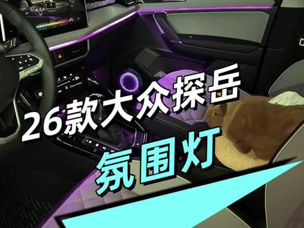 26款大众探岳升级专用款星空饰板氛围灯#星空饰板氛围灯 #大众探岳 #专用款氛围灯 #氛围灯效果 #氛围灯改装