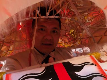 一直很好奇舞狮的狮头内部长啥样 终于体验到了,有点意思#舞狮 #干货分享