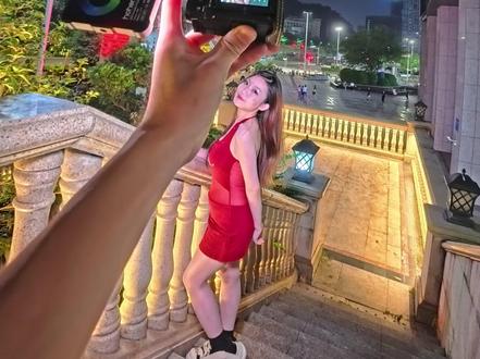 色温互补法了解下 #摄影 #按下快门的瞬间 #人像 #夜景人像