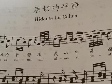 亲切的平静 #莫扎特 #Ridente la calma #艺术歌曲 #意大利语歌词范读 #女高音 #男高音 #美声教学
