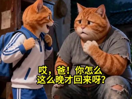 我只是想你一次,发动机轰鸣了2000公里。#萌宠出道计划 #剪映 #父子 #蒋师 #猫咪的迷惑行为