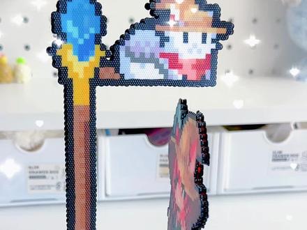 立体旋转拼豆超详细教程来啦🤩 #幻想少女公会#凉屋游戏 #我在抖音玩拼豆 #吾乃拼豆世界之霸主 #拼豆