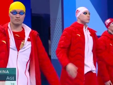 第19金!潘展乐强势逆转,最后一棒游出45秒92,中国队收获男子4×100混接金牌。都很棒👍#巴黎奥运会