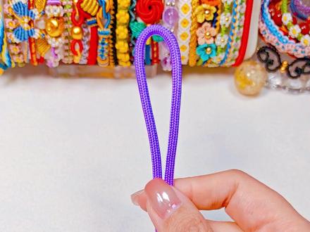 基础绳结,绶带结的编织教程 #编绳教程 #绶带结 #手工 #纯手工编绳 #绳结教程