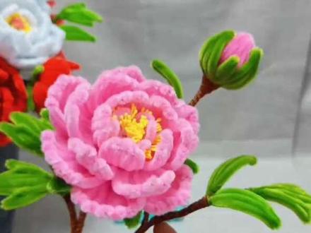 大家好我是三姐本期视频分享简易牡丹的教程!#手工#扭扭棒#牡丹 #手工教程 #手工牡丹花