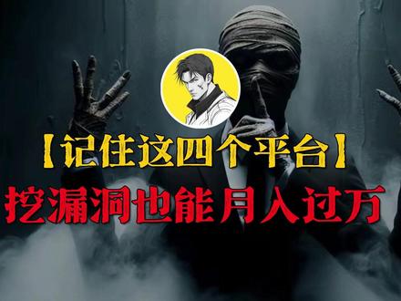 记住这四个漏洞平台,不上班也能月入过万! #网络安全 #src漏洞 #计算机 #编程 #程序员