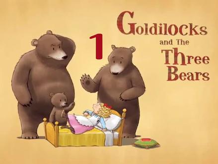 金发女孩儿和三只熊。关注@英语精品课 ,学高频词!#英语启蒙 #英语动画 #英文绘本 #经典童话