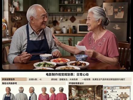 用故事板生成老一辈的爱情💕 | 附教程 一张故事板+seedance2.0 直接生成视频!
今天这期分享,将颠覆你做视频的认知!
很多人不知道,故事板在专业影视圈早就标配了。就这么一张图,把人物多视角造型、分镜剧情、动作台词、景别运镜、场景氛围、光影细节一次性搞定,信息量直接拉满!再把故事板图片丢给小梦梦,它有着非常强大的模型理解能力,可以一键成片!
🎬内容画面和视频动态使用Ji梦辅助制作
⚠️声明:视频内容使用AI辅助生成,仅供娱乐学习分享
#一站式AI创作工作台 #即梦ai #520 #仪式感
