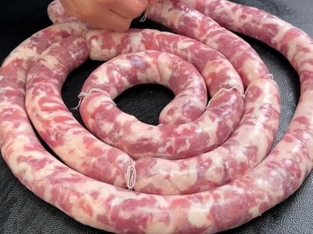 安徽香肠的制作方法#自制香肠 #乡村味道 #灌香肠 #老味道