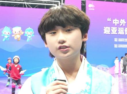 迎亚运,中外人文交流小使者邀请你200天后杭州见!#少年强则国强 #杭州亚运会 #我为亚运打call