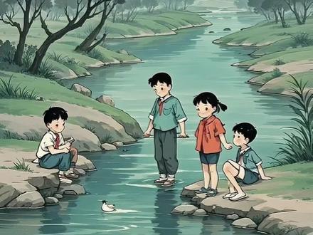 三下《童年的水墨画》朗读 需背诵 #小学语文