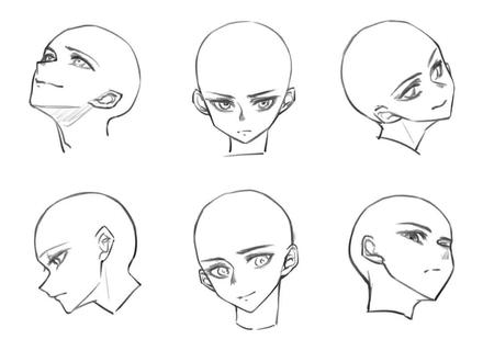 有宝子文正太脸型画法,看完是不是觉得很简单呀##零基础学画画 #头部画法 #板绘 #