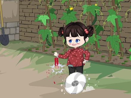 妈,你不会是要揍我吧? #原创动画 #二次元 #萌娃 #沙雕动画