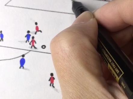 踢足球的小人儿#创作灵感 #简笔画 #简笔画教程