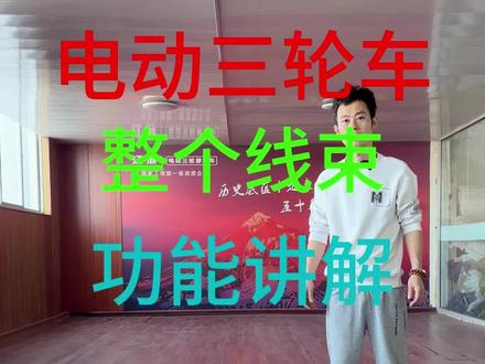 #电动车 #技术分享 #原创作品 整车线束插头和配件的对接