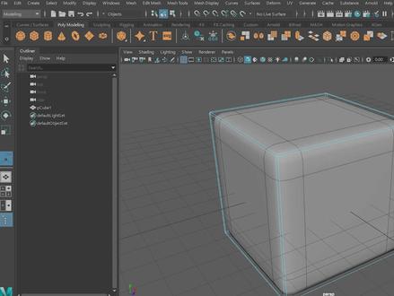 Maya教学:多边形倒角命令~#maya #maya教学 #教程 #倒角 @抖音小助手