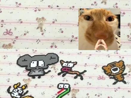 #生肖拼豆作者属什么一目了然 看到最后,纯路人,最心疼蛇了!#拼豆#搞笑