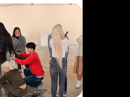 最长头发比赛,这长度堪比巨人!#韩国综艺