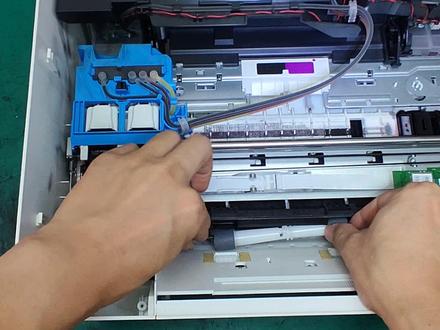 惠普Tank518/519不进纸维修,更换搓纸轮方法。#打印机维修 #惠普518打印机 #惠普519打印机维修 #惠普打印机 #爱普生墨仓式打印机