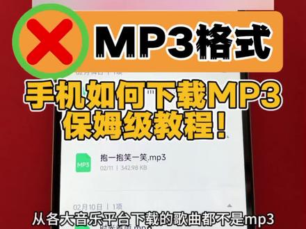 各大音乐平台下载的歌曲都不是MP3格式!如何下载MP3歌曲?怎么把音乐平台QQ音乐,网易云音乐,酷狗音乐和汽水音乐里的歌曲下载MP3?30秒教会你!#mp3格式转换 #mp3音乐下载教程 #MP3 #mp3格式转换器 #视频提取mp3 @抖音小助手