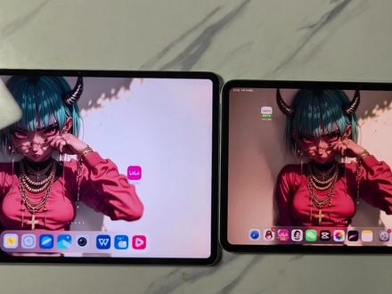 同一张壁纸,差距这么大?#iqoopad5pro 对比#ipadprom5 #平板对比 #安卓平板