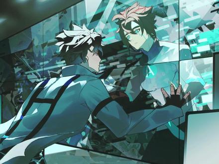 UnderCurrent暗流【凹凸世界/雷安原创同人曲】 #凹凸世界 #雷安 #原创歌曲 #同人曲 #新年造万象 曼达斯特星球(Mendacity)曾在百年前遭遇世界末日,为了能在灾难下存活,曼达斯特人建造了有着全宇宙最先进的高科技的地下城。地下城规章制度森严,由人工智能系统An全权管理城市,地下城的居民们对这座城市忠心耿耿,充满敬畏之心。雷狮是地下城的一名高中生,与其它市民对地下城的忠诚态度不同,雷狮唾弃、质疑着这一切,他的目光隔着人造的天空屏望向浩瀚的星海。终于有一天,雷狮在电子终端找到了一本神秘的书,命运的相遇在暗中转动,曼达斯特地下城的真相在逐渐向他靠近…