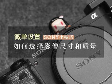 索尼微单如何选择影像尺寸和质量?#索尼 #索尼a6400 #摄影教学 #摄影 #微单
