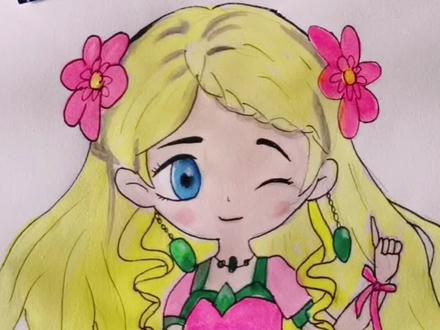 一起画灵公主吧#叶罗丽 #丙烯画