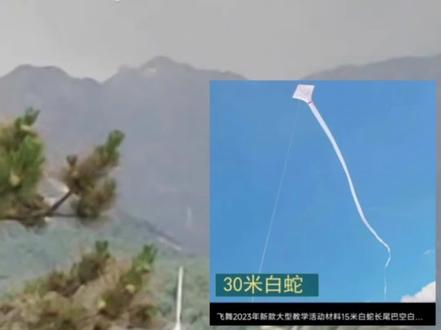 2026年5月3日,网传山东泰山天空拍到小白龙,据当地网友们说:其实是风筝,附近广场上许多人在放风筝。大家可以对比看看。#泰山小白龙#泰山拍到白龙#白蛇风筝#泰山白龙是风筝
